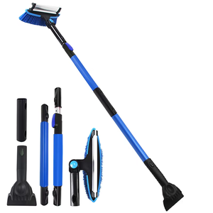 Brosse à neige extensible 3 en 1 avec manche long, grattoir à glace et raclette pour un <span class=keywords><strong>nettoyage</strong></span> <span class=keywords><strong>complet</strong></span> du véhicule - Product Image 2