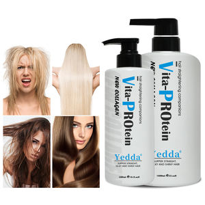 Crema Profesional de <span class=keywords><strong>Alisado</strong></span> de Cabello con Keratina Brasileña <span class=keywords><strong>y</strong></span> Colágeno para Reparación <span class=keywords><strong>y</strong></span> Brillo del Cabello 500/1000ml con Certificación ISO - Product Image 6