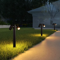 Lampu Dinding Luar Ruangan Hotel Sederhana Modern Lampu Gerbang Luar Ruangan Lampu Taman LED Aluminium