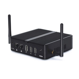 Fansız endüstriyel Mini PC Intel N100 Win10 Linux çift NIC Pfsense RJ45 LAN WiFi yönlendirici <span class=keywords><strong>DDR4</strong></span> bellek abd/ab yeni N95 N100 mikro - Product Image 6