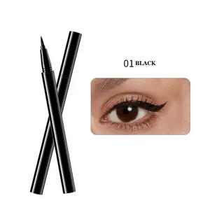 Lâu Dài Không Thấm Nước Khoáng Trang Điểm Eye Liner Pen Lỏng Đen Eyeliner Biểu Tượng Tùy Chỉnh Nhãn Hiệu Riêng