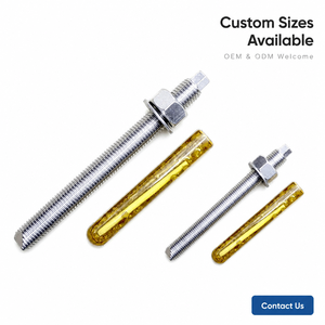 Cheville chimique à capsule en résine, zinguée, pour l'ancrage des poteaux de garde-corps routiers et des bases de panneaux de signalisation – Vente en gros - Product Image 2