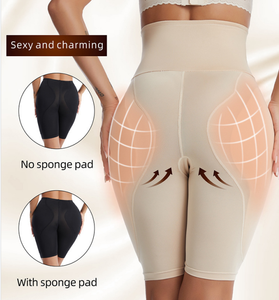 Moldeadores de cintura alta de talla grande para mujer, nueva almohadilla de esponja para culo, pantalones regordetes para glúteos, corsé de cintura, ropa moldeadora para esculpir el cuerpo - Product Image 5