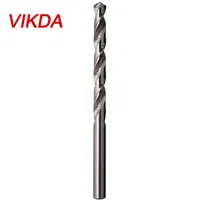 Vikda Straight Shank HSS M42 Cobalt 8% Fully Grinding Twist Drill Bits Special Metal Drill Bits for Stainless Steel