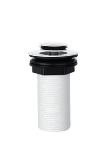 आधुनिक उच्च गुणवत्ता वाले प्लास्टिक क्रोम पॉप-अप अपशिष्ट बेसिन सिंक ड्रेन प्लग - Product Image 2