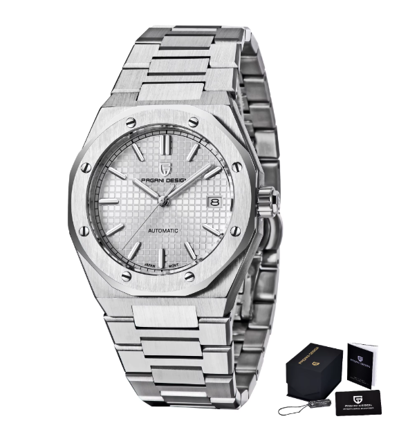 2025PAGANI DESIGN PD1673 Japanese NH35/8215 Men's Fashion Watch 40MM Sport Automatic Mechanical Stainless Steel Waterproof Watch