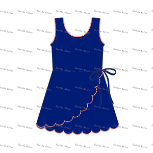 Abito Sportivo <span class=keywords><strong>per</strong></span> Bambine con Etichetta Personalizzata, Gonna con Pantaloncini <span class=keywords><strong>di</strong></span> Sicurezza, Abito da Yoga Senza Maniche Estivo <span class=keywords><strong>per</strong></span> Ragazze - Product Image 5
