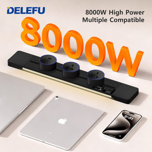 Розетка DELEFU — это портативная выдвижная розетка для кухни и гостиной. Это направляющая рельсовая розетка. - Product Image 2