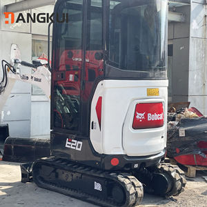 Mini-excavatrice sur chenilles E20 d'occasion de 2 tonnes à vendre, 95% neuve, avec certification EPA CE, excavatrice hydraulique d'origine E20 - Product Image 2