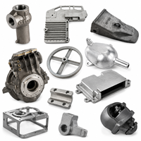 Pièces moulées par gravité en alliage d'aluminium ADC12 A380 A356 A413 et en zinc, de haute qualité, sur mesure, par procédé de moulage à la cire perdue OEM