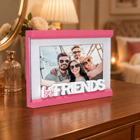 Cadre photo personnalisé en bois fait main, écologique, cadeau personnalisé, cadre photo de table créatif pour les meilleurs amis