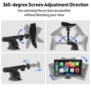 Radio Multimedia para Auto con Pantalla <span class=keywords><strong>de</strong></span> 7 Pulgadas IPS, WIFI, Carplay Inalámbrico, Android Auto, Reproductor <span class=keywords><strong>de</strong></span> <span class=keywords><strong>Video</strong></span>, Cámara <span class=keywords><strong>de</strong></span> Reversa, Estéreo para Auto - Product Image 4