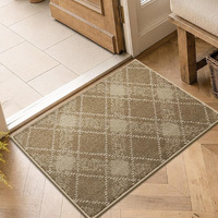 Tapis d'entrée personnalisés en gros, tapis de porte à poils ras, antidérapants, lavables, pour l'entrée de la maison