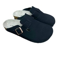 Mules en daim véritable de haute qualité, légères, antidérapantes, en EVA, unisexes, pantoufles en cuir de luxe pour femmes