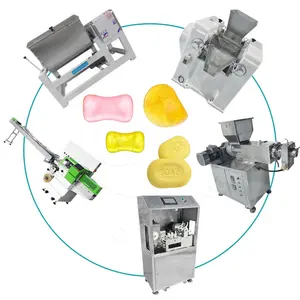 Linha de produção de equipamentos de produção para máquinas de fazer sabão em barra pequena para lavanderia OMME