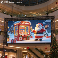 Mur vidéo LED P3.91 IP65 intérieur/extérieur pour location, 500x500 500x1000mm, pour événements de Noël et décors de scène