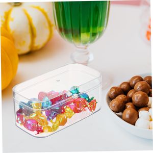Recyclable Square PS <b>Plastic</b> 1mm Thickness NOVISON Brand Tiramisu for Biscuit <b>Container</b> <b>Food</b> Candy Cake Cookie Boxes - Product Image 4