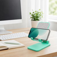 Support de téléphone portable pliable et télescopique pour bureau, support multifonctionnel portable pour tablette – Offre Spéciale