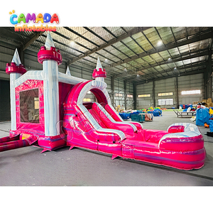 Châteaux gonflables pour enfants de qualité commerciale, <span class=keywords><strong>jeux</strong></span> combinés gonflables, toboggan géant, châteaux gonflables comprenant un <span class=keywords><strong>accessoire</strong></span> souffleur - Product Image 1