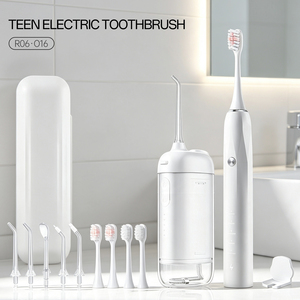 Kit de Cuidado Dental Profesional de Ortodoncia 2 en 1: <span class=keywords><strong>Cepillo</strong></span> de Dientes Eléctrico y <span class=keywords><strong>Irrigador</strong></span> Bucal para el Hogar - Product Image 1
