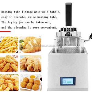 Slimme Automatische Lift Aanrecht Friteuse Voor Gebakken Kip En Frietjes-Professionele Commerciële Elektrische Bulkfrituurmachine - Product Image 4