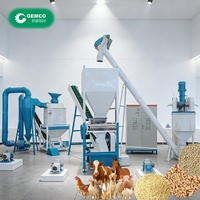 Komplette Futterpellet-Produktionslinie mit Ringmatrize für Kaninchenfutter, Hohe Haltbarkeit, Niedrige Wartungskosten