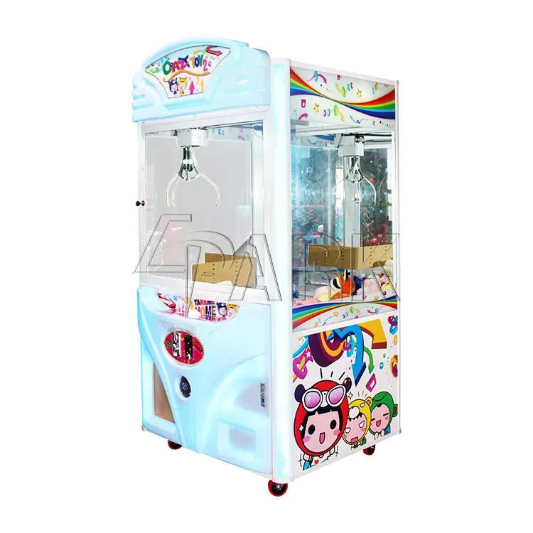Игровой автомат с монетами, игрушечный кран, сцепное устройство, большая сумасшедшая игрушка, 2 аркадных автомата с купюроприемником