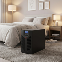 Alimentation sans interruption (ASI) industrielle à onduleur sinusoïdal pur 3 kVA haute efficacité, monophasée 220 V 60 Hz, avec sortie pour ordinateur et batterie au plomb-acide