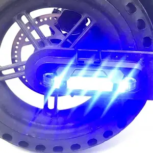 M365专业电动滑板车夜间骑行安全装饰灯自行车发光二极管警示灯