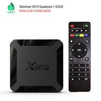 Decodificador X96Q Transfronterizo 1080p HD Wi-Fi Inalámbrico para Android 10 Nativo, Reproductor Multimedia para Mercados Internacionales