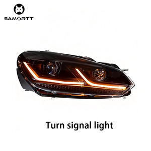 Nuevo Conjunto de Faros Delanteros LED PLD de 12V y 50W con Luz Alta/Baja para <span class=keywords><strong>VW</strong></span> <span class=keywords><strong>Golf</strong></span> 6 GTI Mk6 09-13 R20 6000K DRL Plug-and-Play 4000 Lm - Product Image 3