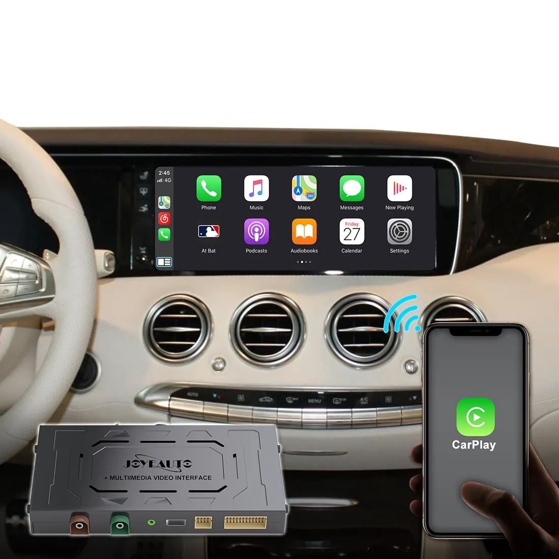 Joyeauto Không Dây Apple Carplay Cho Mercedes W222 S Class Maybach Carplay Giải Mã Không Dây Carplay Giao Diện Android Tự Động