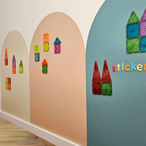 Pizarra magnética autoadhesiva <span class=keywords><strong>para</strong></span> decoración del hogar con estilo colorido magnético extraíble de forma personalizada - Product Image 4