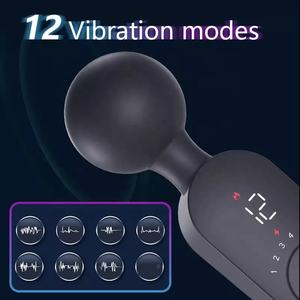 Usb Oplaadbare Persoonlijke Wand Massager Elektrische Siliconen <span class=keywords><strong>Vibrator</strong></span> <span class=keywords><strong>Handheld</strong></span> Full Body Seksspeeltje - Product Image 5