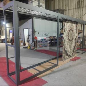 Каркас для выставок на заказ, большой размер, горизонтальный, раздвижной, подвесной металлический каркас для магазинов строительных материалов, выставочных залов - Product Image 2