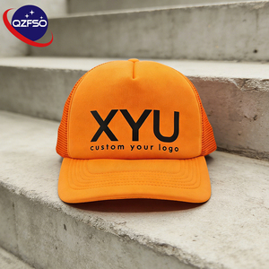 หมวกเบสบอลผ้าฝ้ายพิมพ์ลายห้าชิ้น QZFSO ขายส่ง หมวกโฟมตาข่าย Gorra หมวก Trucker สกรีนโลโก้ตามสั่ง หมวกสำหรับเล่นสกีแบบเป็นทางการ Gorras - Product Image 1