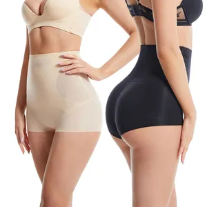 Sous-vêtements pour femmes de grande taille Ceinture de contrôle du ventre sans couture Culotte amincissante invisible de haute qualité Releveur de fesses