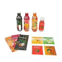 Étiquettes thermorétractables personnalisées avec logo imprimé pour bouteilles de boissons et d'eau (500 ml, 1000 ml)