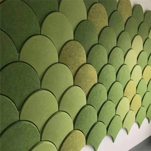 Panneau acoustique <span class=keywords><strong>Bois</strong></span> 3000mm Panneau de fibre de polyester Panneau acoustique 9mm Code Hs - Product Image 1