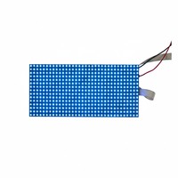 Módulo LED Azul Programable P10 DIP de 320x160mm, Panel de Pantalla Desplazable de un Solo Color para Exteriores IP65