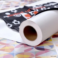 Papier de sublimation grand format le plus vendu en 2022, rouleau de papier de sublimation 100% transfert de couleur, 70 g/m², papier de transfert thermique