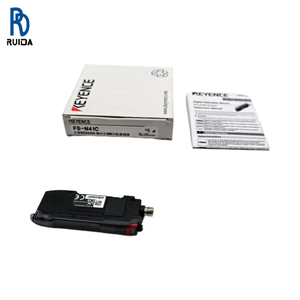Sensor Fotoeléctrico Industrial KEYENCE FS-N41C con Conector Tipo M8, Unidad Principal Amplificadora de Fibra, en Stock - Product Image 1