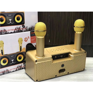 Nouveau style 2026 : Enceinte sans fil SD305 en forme de chat pour KTV à domicile avec deux microphones et audio BT4.2 - Product Image 3