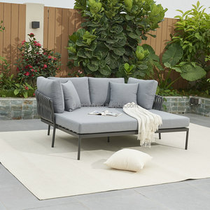 Meubles en corde Chaise longue <span class=keywords><strong>de</strong></span> tissage <span class=keywords><strong>de</strong></span> <span class=keywords><strong>jardin</strong></span> Chaise longue en corde - Product Image 5