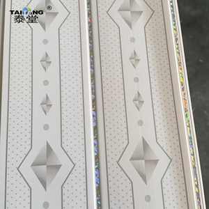 Soffit PVC Tấm trần mô hình Châu Âu Panel tường PVC plafond MAISON - Product Image 5