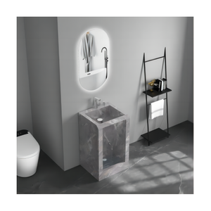 Venta al por mayor diseño moderno estilo simple estilo de lujo <span class=keywords><strong>losa</strong></span> de roca baño lavabo de mármol - Product Image 1