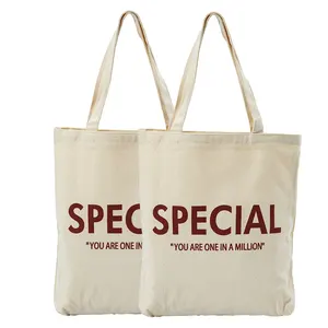 Wholesale Customised Logo Eco-friendly Zipper Shopping Grocery Cotton Bags Ladies Handbags Cotton Canvas