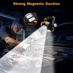 Đèn LED làm việc có thể sạc lại với đế từ 360 ° Chân đế xoay không thấm nước cho trang web việc làm kiểm tra xe cắm trại khẩn cấp - Product Image 4