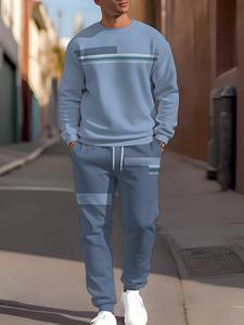 للبيع بالجملة بدلة رياضية للرجال عالية الجودة وتسام للتنفس ملابس نشطة أداء ملابس معتدلة مقاس كبير طقم هودي - Product Image 4