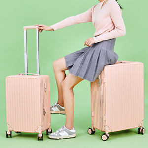 20 Inch 28 Inch <b>Suitcase</b> With Universal Wheels Combination <b>Lock</b> Solid Color Carry On Leisure Travel Durable Swivel Wheels - Product Image 3